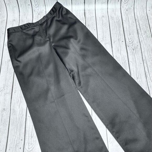 NWT Signature by Larry Levine Silky Lined Wide Leg Pants Size 12 - Picture 1 of 4